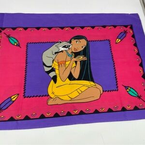 Disney Vintage Pocahontas Pillowcase 2 Different Images